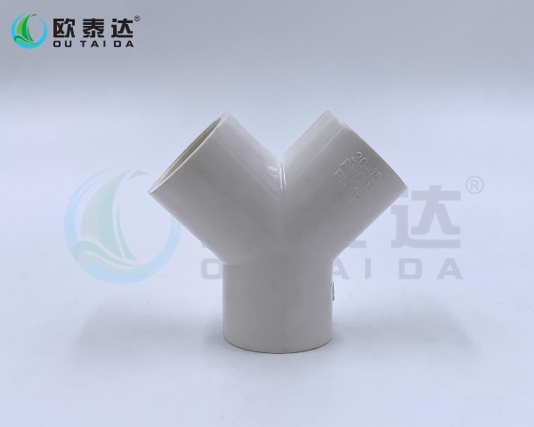 PVC Y-Bend fitting