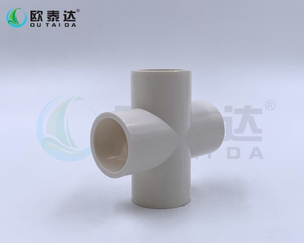 PVC four-Way fitting