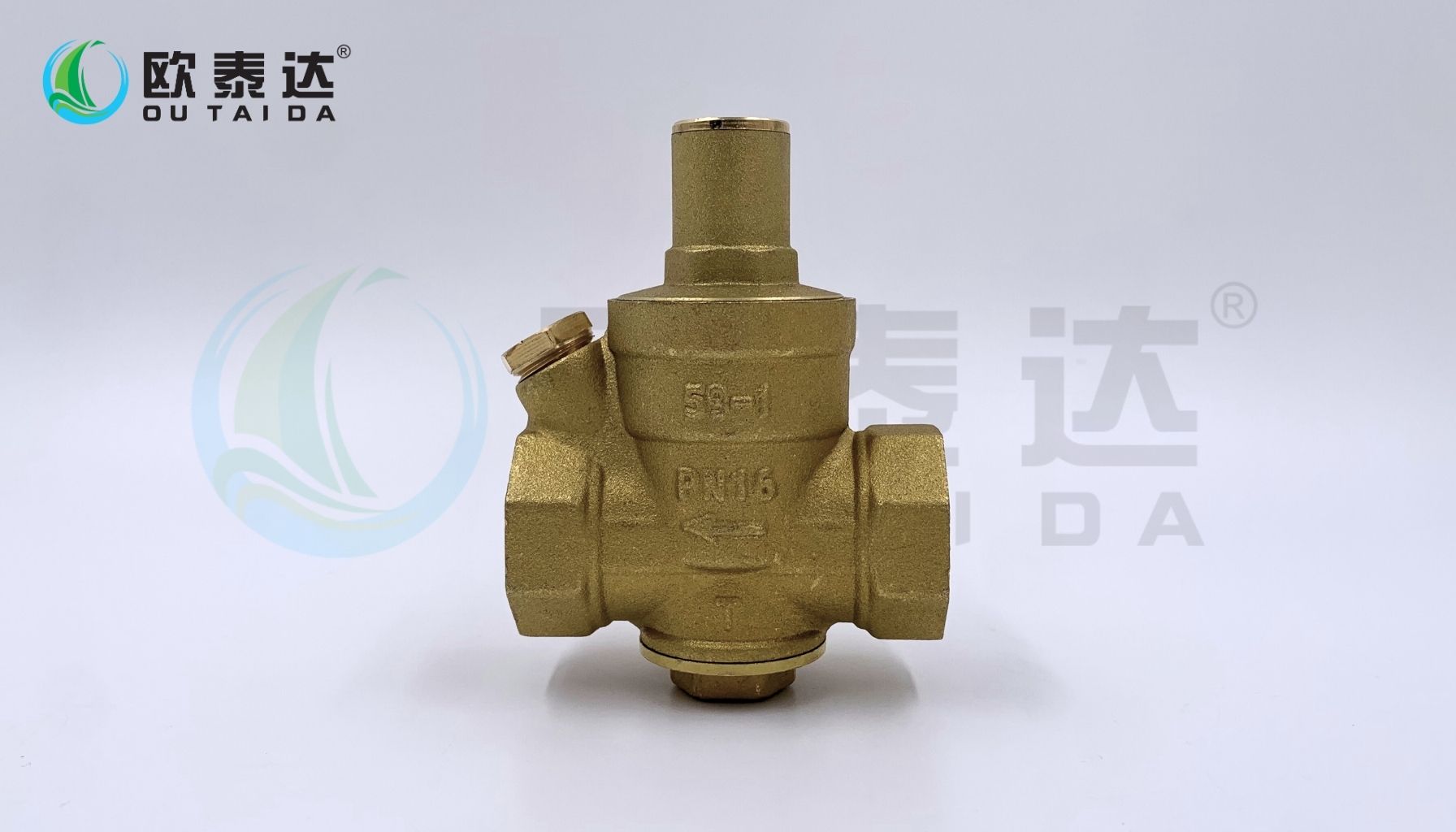Brass pressure reducing valve