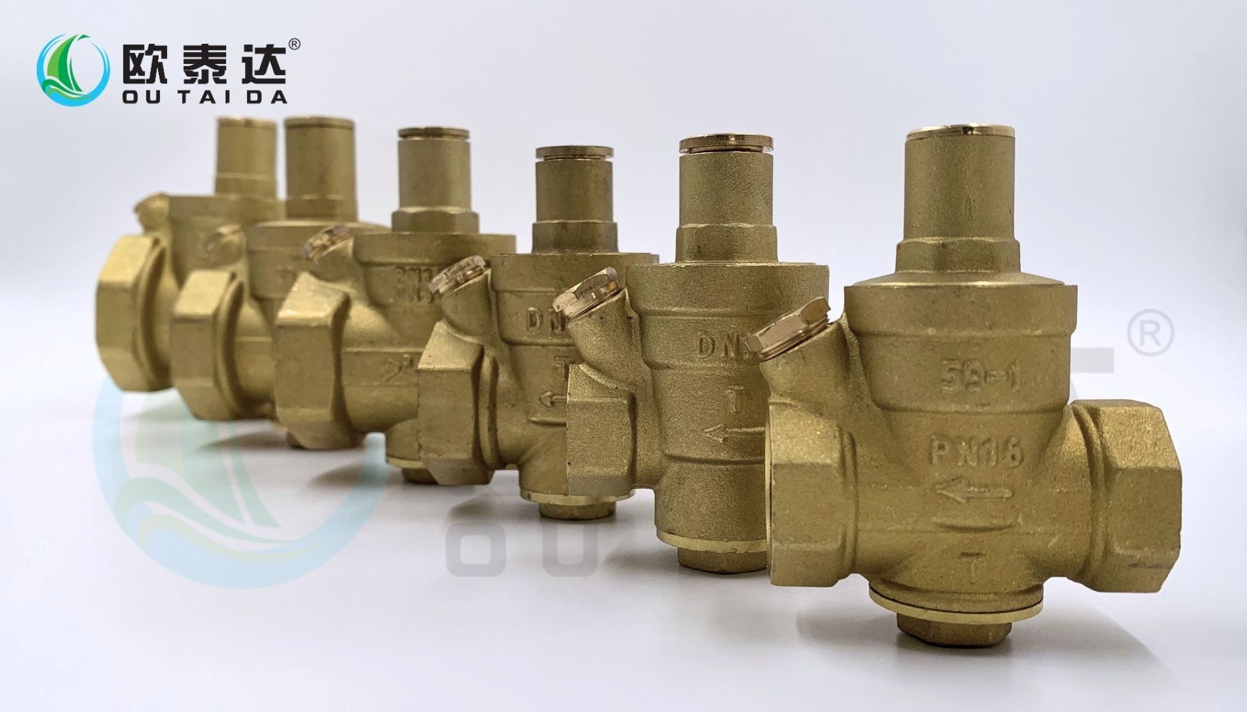 Brass pressure reducing valve