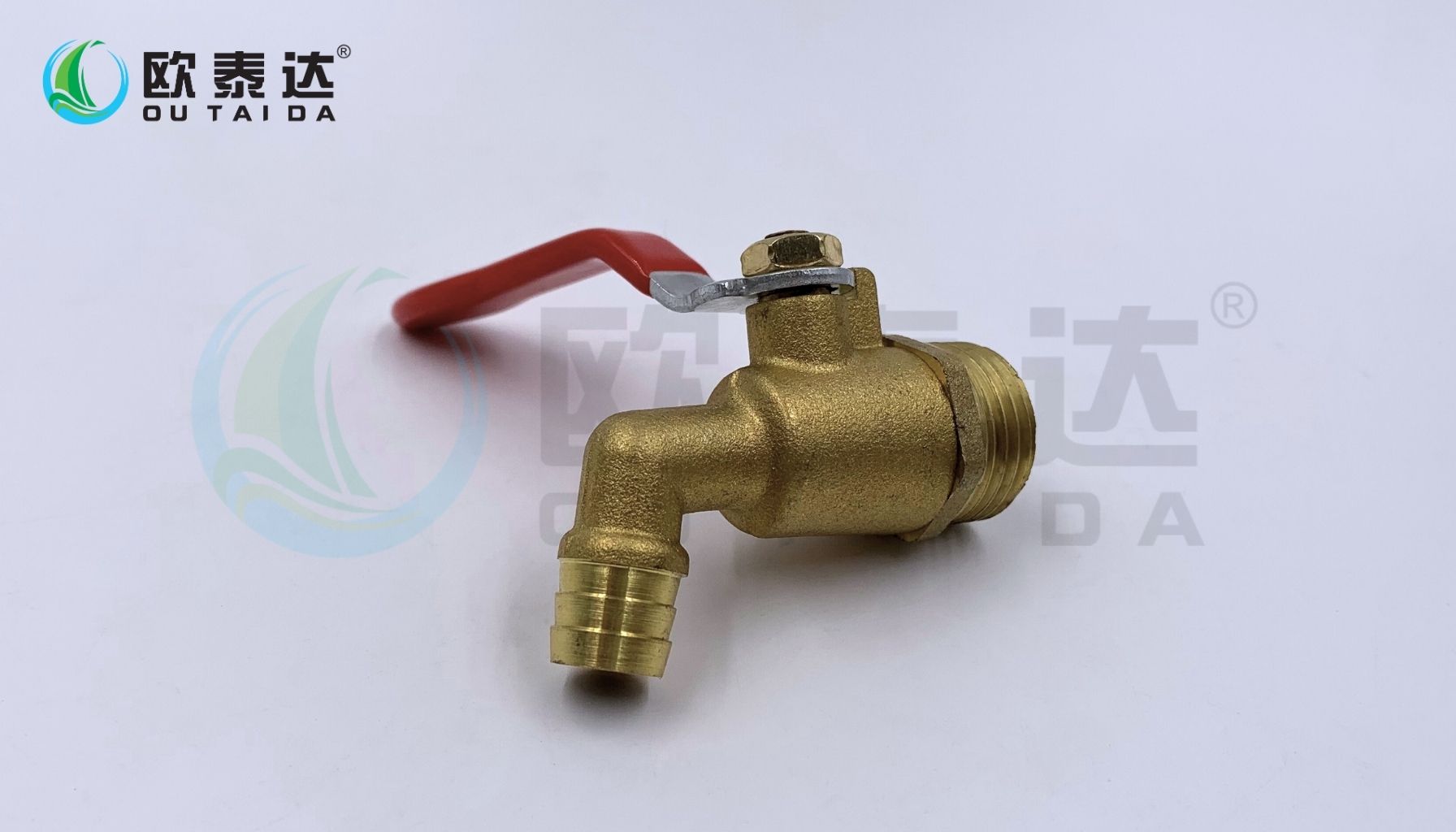 Brass hot water tap