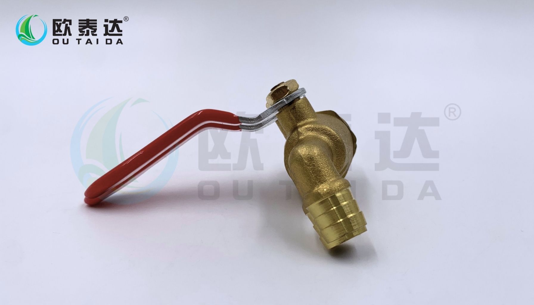 Brass hot water tap