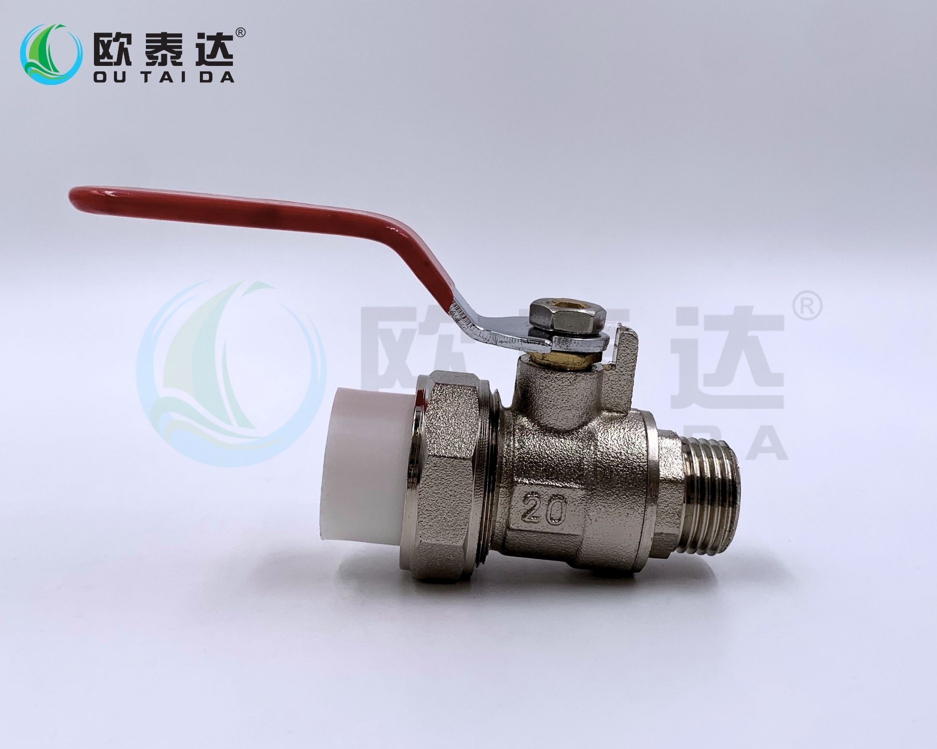 Male-thread single PPR ball valve