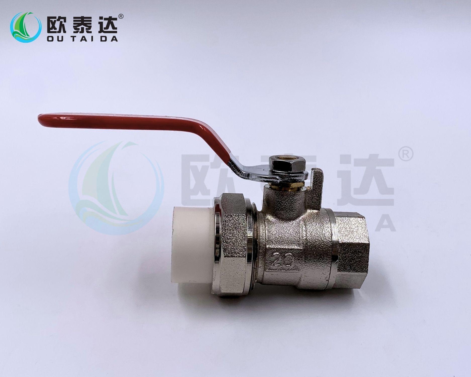 Female-thread single PPR ball valve