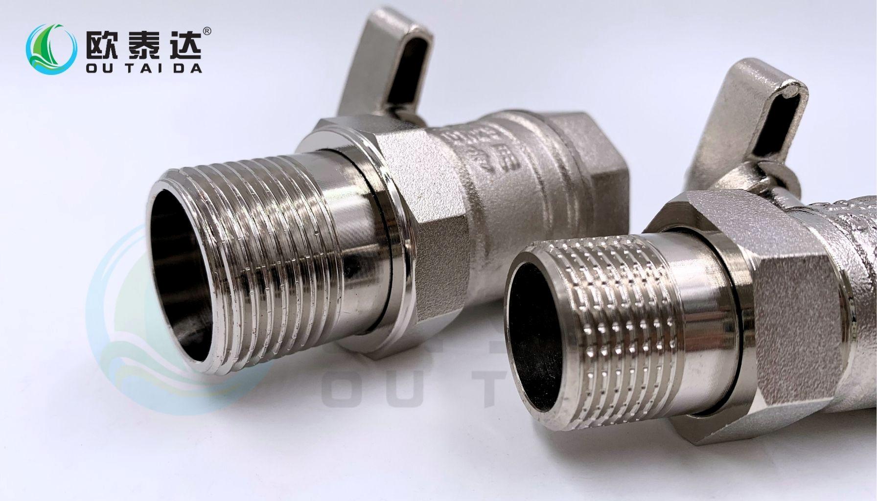 Socket type heating ball valve