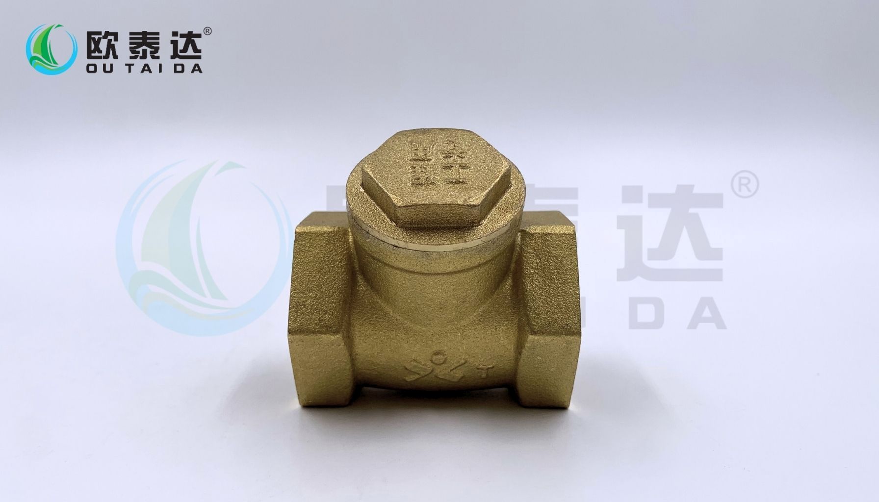 Brass horizontal check valve